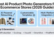 Best AI Product Photo Generators for Ecommerce Stores (2026 Guide)