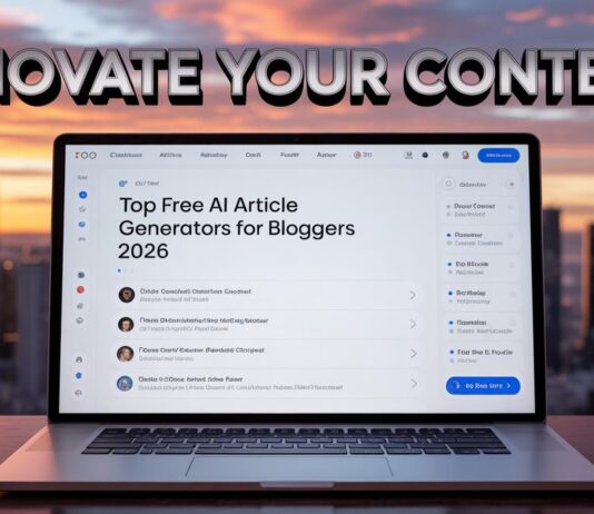 Top Free AI Article Generators for Bloggers (2026 Tested & Ranked) Image