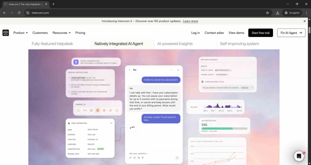 Intercom AI image