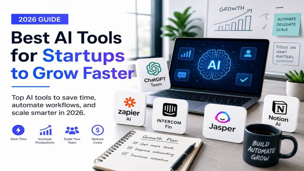 Best AI Tools for Startups to Grow Faster in 2026