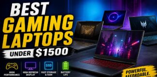 Best Gaming Laptops Under $1500 in 2026