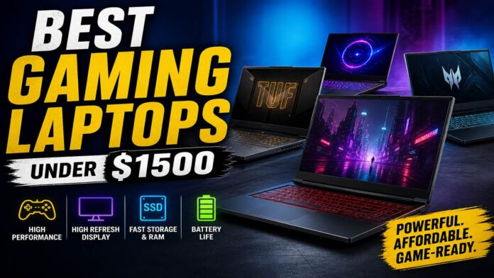 Best Gaming Laptops Under $1500 in 2026