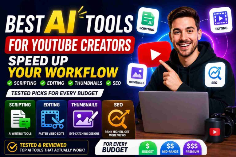Best AI Tools for YouTube Creators (2026 Hands-On Review)
