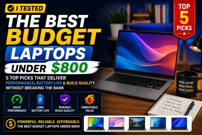 Best Budget Laptops Under $800 Compared