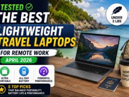 Best Lightweight Laptops for Travel and Remote Work (2026 Tested Picks)