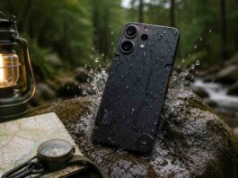 Rugged smartphone for outdoor use